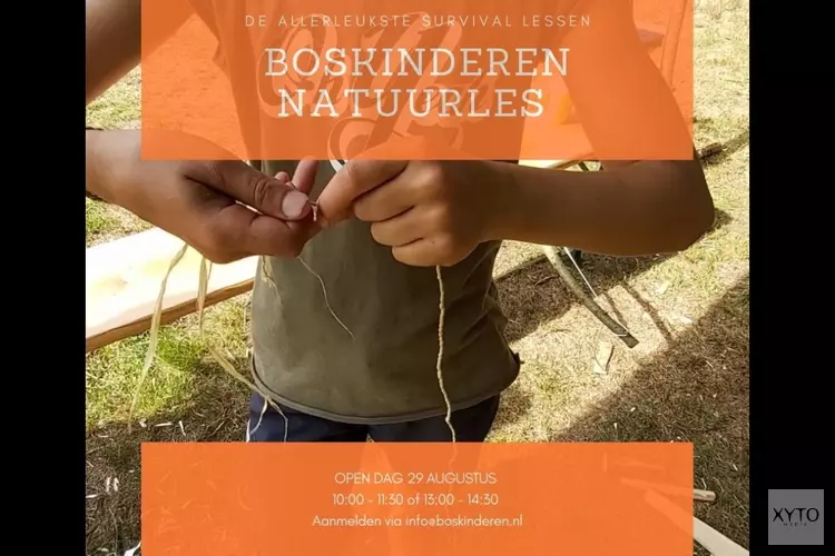 Open dag Boskinderen Natuur en Survival School