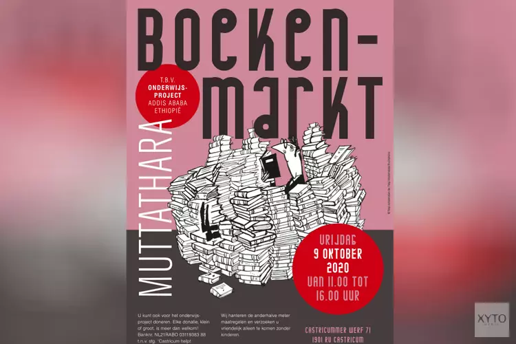 Boekenmarkt bij Muttathara