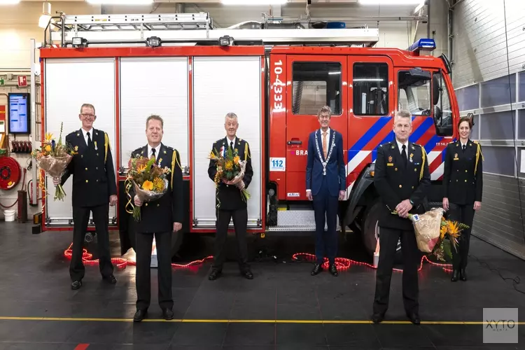 Koninklijke onderscheidingen voor brandweermannen Akersloot