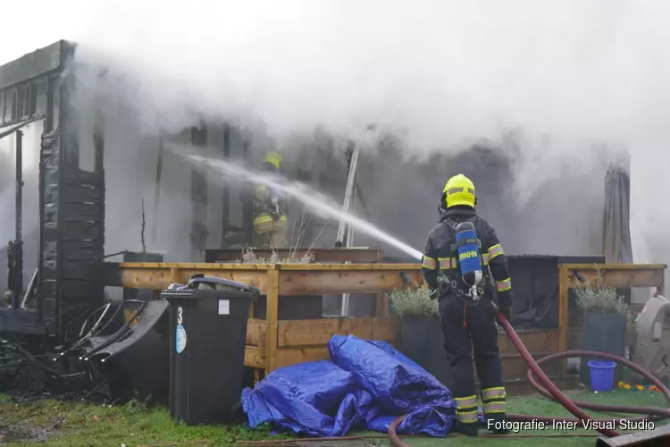 Zomerhuisje in brand in Limmen