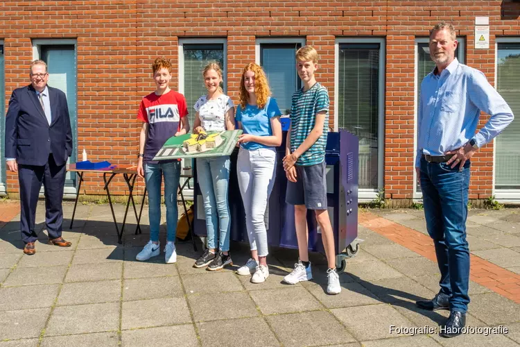 Leerlingen Bonhoeffercollege ontwerpen nieuwe milieustraat