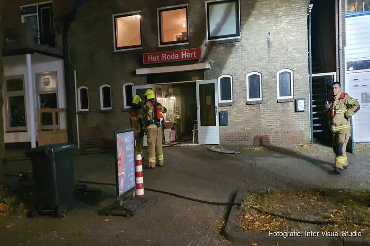 Brandje bij Het Rode Hert in Egmond aan den Hoef