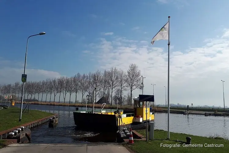 Veerpont Akersloot vaart niet van 29 november t/m 3 december