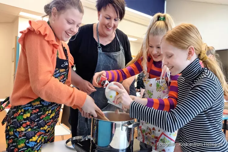 Kooktalent op kindcentrum Helmgras