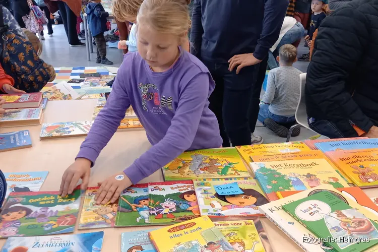 Boekenmarkt sluit Kinderboekenweek op Helmgras af