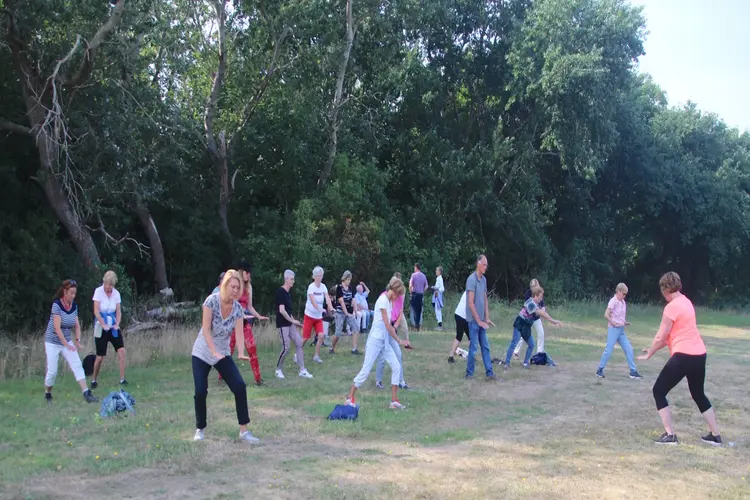 Natuurwandeling met muziek en Gigong