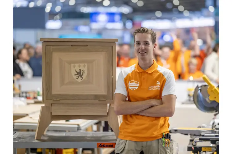 Student Jort Rommel wint Medal for Excellence tijdens WorldSkills