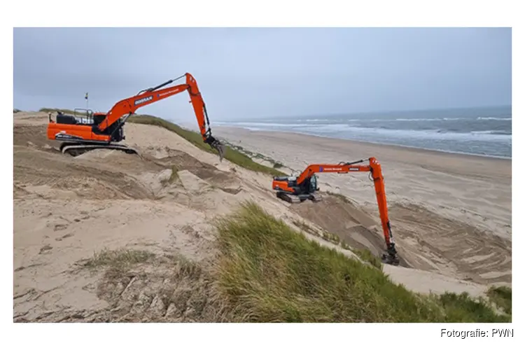 Duinversterking en natuurherstel in duinen bij Castricum