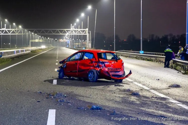 Snelweg A9 afgesloten na eenzijdig ongeval bij Heiloo