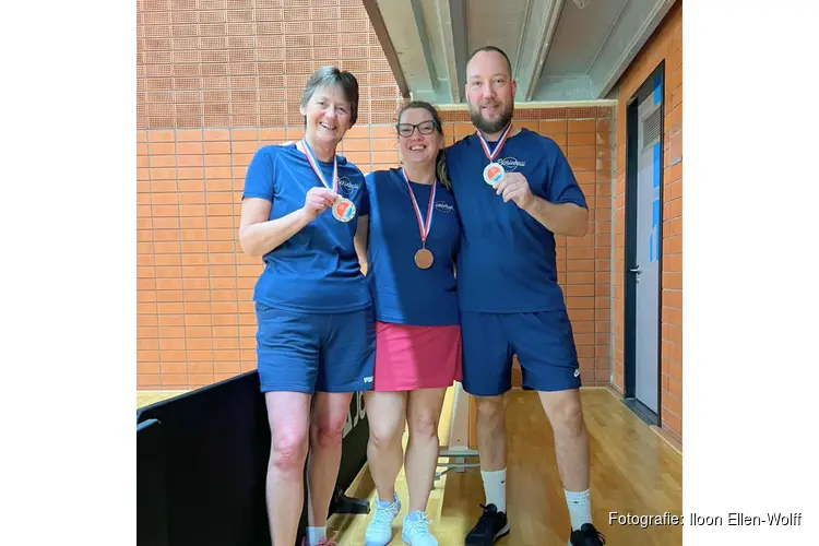 Twee zilveren medailles voor Pickleball Castricum op het Nationaal Kampioenschap