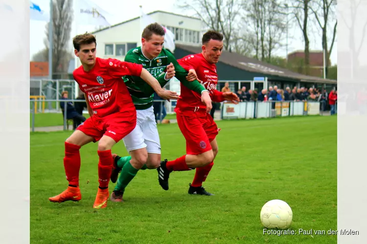 Koploper BOL niet langs hekkensluiter FC Castricum