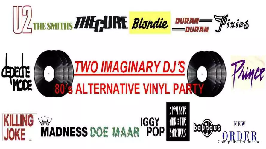 Zaterdag Vinylfeestje in De Bakkerij met Two Imaginary DJ&#39;s