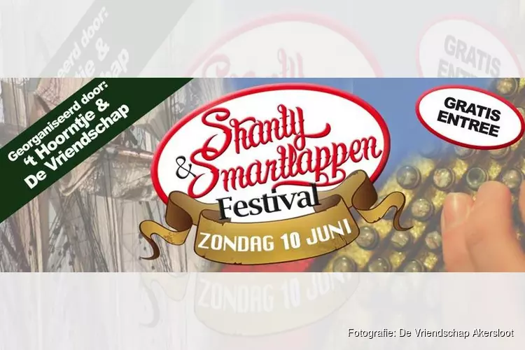 Zondag Shanty & Smartlappenfestival op Wilhelminaplein Akersloot