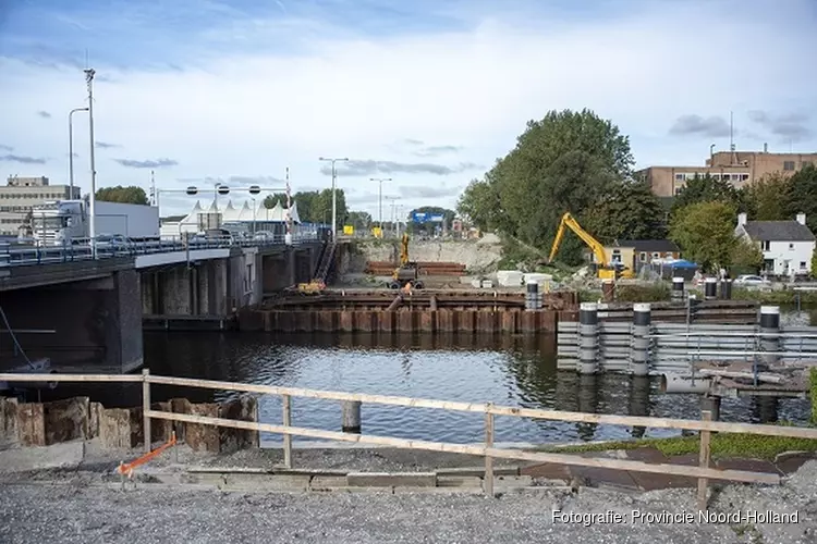 Werkzaamheden Leeghwaterbrug (N242) Alkmaar hervat