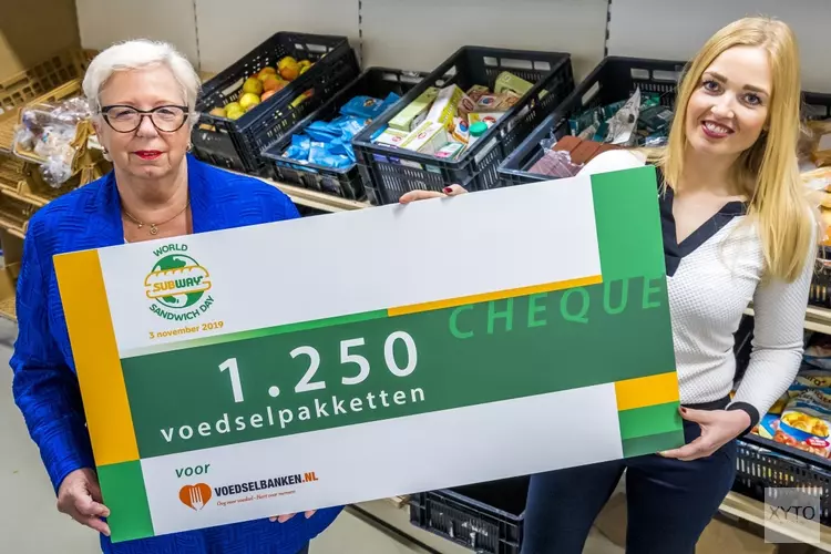 Subway Nederland steunt 24 gezinnen een jaar lang met voedselhulp